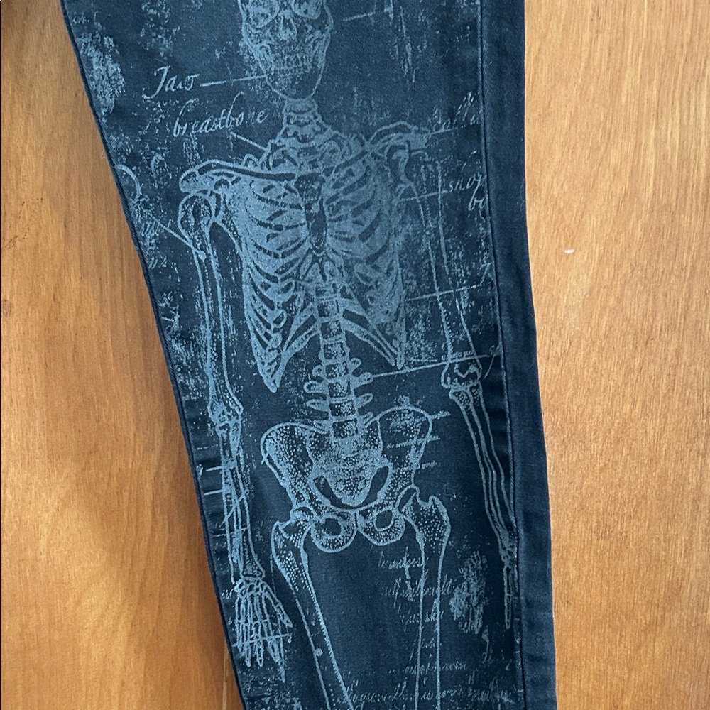 Lip Service Black Skeleton Skinny Jeans - Picture 2 of 6